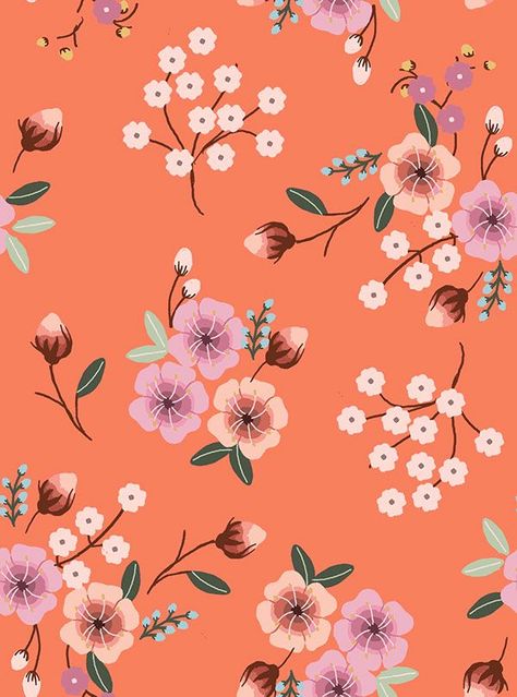 Graphic Design - Pattern Design Ideas - all over print  Pattern Design :     – Picture :     – Description  all over print  -Read More – Flowers Background, Gift Wrapper, Trendy Flowers, Flower Background Wallpaper, Print Inspiration, Background Illustration, Floral Illustrations, Flower Backgrounds, Flower Wallpaper