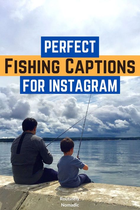 Cute Fishing Quotes, Father Son Fishing Quotes, Fish Captions Instagram, Fish Quotes Inspirational, Fish Captions, Fish Quotes Funny, Fishing Quotes Inspirational, Fishing Puns Funny, Fishing Captions