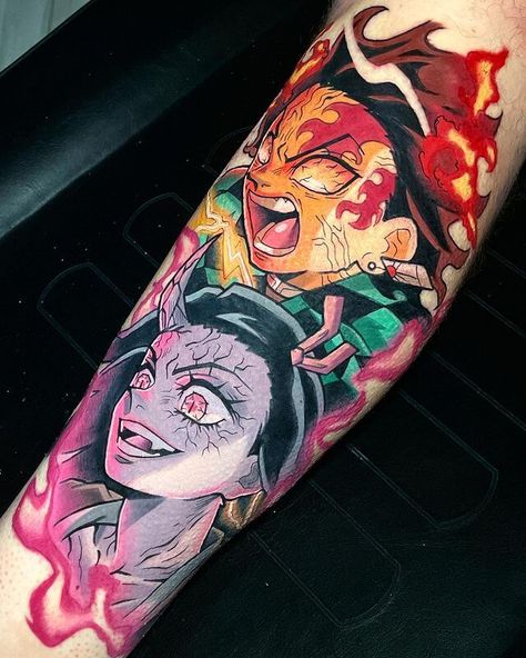 Evangelion Tattoo, Slayer Tattoo, Hunter Tattoo, Cartoon Character Tattoos, Manga Tattoo, Cool Arm Tattoos, Naruto Tattoo, Pokemon Tattoo, Tatuaje A Color