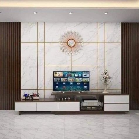 Tv Unit Design | Interior Design ✨��️ . . . . . . #trendingpost #myinterior #lightingdecor #explorepost #tvwalldesign #tvunit #interiors #livingroomdesign #homesweethome #tvunitdesign #sethiglassplywood #homedecor #modernlighting #interiordecor #interiordesign #luxurylifestyle #tvcabinetdesign #luxuryhomes #hairstyletutorial #taarezameenpar #mehndidesigner #icct20worldcup #srhvsgt Simple Tv Unit Design, Tv Cabinet Design Modern, Lcd Panel Design, Console Unit, Tv Cupboard, Modern Tv Unit Designs, Modern Wall Units, Led Cabinet, Tv Unit Furniture Design