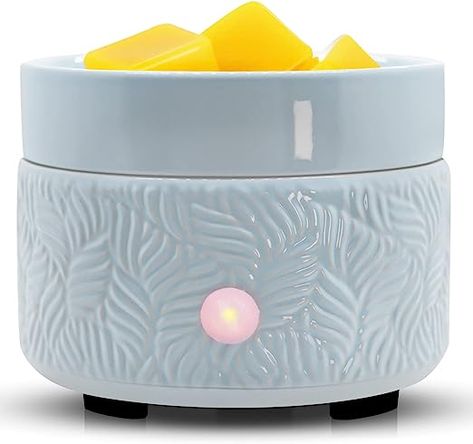 Wax Melts Candle Warmer Burner - Ceramic Fragrance Wax Warmer 3-in-1 Essential Oil Burner Electric Scented Fragrance Candle Melter for Scented Wax Tart Cube Aromatherapy Home Office Bedroom Gifts Candle Wax Melter, Bedroom Gifts, Candle Melter, Candle Wax Warmer, Tart Burner, Scented Wax Cubes, Essential Oil Burner, Scented Wax Warmer, Wax Melt Warmer