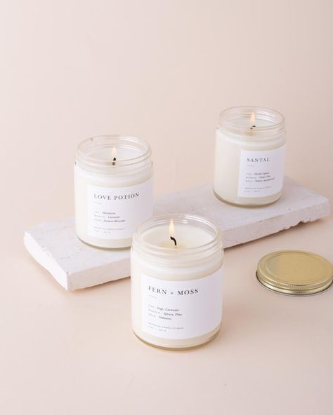 Lilin Aroma, Candle Photoshoot, Candle Picture, Brooklyn Candle Studio, Minimalist Candles, Candle Studio, Candles Photography, Cozy Candles, Travel Candles