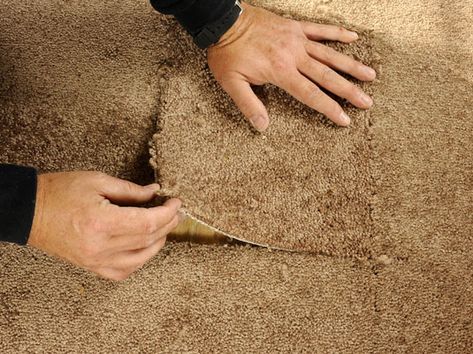 How to Fix Damaged Pile Carpet - dummies Patching Carpet Diy, Carpet Patch Repair, How To Patch Carpet, Ripping Up Carpet, Diy Floors, Mom Time, Rental Friendly, Carpet Repair, Random Tips