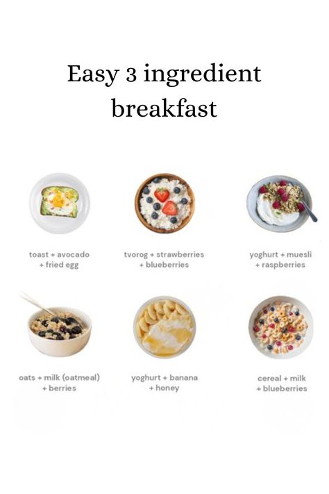 Start your day with simplicity and flavor! Explore our collection of easy 3-ingredient breakfast recipes for a hassle-free morning routine. Say goodbye to breakfast stress and hello to delicious simplicity! #easybreakfast #3ingredientrecipes #simplecooking #healthyrecipes #quickbreakfast #nutritious #morningroutine #mealprep #homemade #healthyfood #cleaneating #fastrecipes #healthychoices #wholesome #easycooking #breakfastinspiration #yum #delicious #foodie #cookingtips Muesli Breakfast Ideas, Healthy Breakfast Recipes With Eggs, Gronala Recipes Easy, Morning Breakfast Ideas Healthy, Breakfast Plate Presentation, Fruit Breakfast Ideas, Breakfast Ideas Aesthetic, Morning Healthy Breakfast, School Breakfast Ideas