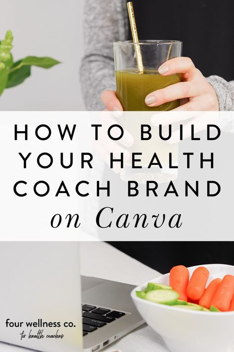 If you're looking at how to start a coaching business, it's important to know that branding is vital to your health coaching business. Even if your wellness business doesn't have the for an online marketing and graphic design team funds for a large marketing/graphic design team, it's still possible to establish quality, consistent branding for your health coaching business. Click to learn more. | Branding Tips | Four Wellness Co. Holistic Health Business, Health Coach Brand Color Palette, Health And Wellness Coaching Business, Nutrition Coaching Business, Coaching Content, Doctor Stuff, Health Coaching Business, Health Coach Branding, Wellness Coaching Business