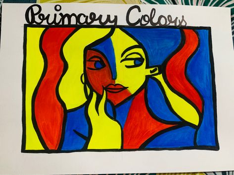 Primary Colours Illustration, Primary Colours Art Ideas Fashion, Primary Colors Drawing Art Projects, Primary Colours Art Ideas Pictures, Primary Colour Painting, Primary Colors Drawing Art, Primary Colour Drawing, Secondary Colors Drawing, Primary Colours Art Ideas