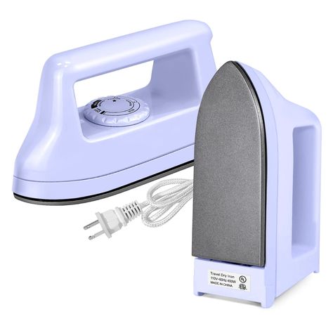 PRICES MAY VARY. Clothes Iron Size: We have upgraded the original mini size. The existing size is about 165 x 95 x 65 mm / 6.49 x 3.74 x 2.6 inches, equivalent to the length of 1 smartphone. This small iron provides 110V designed for the US.After the upgrade, small iron is easy to carry and store, and improves work efficiency, bringing you a lot of convenience; please see the size clearly and place an order according to your needs. Easy to Operate: After iron for clothes is powered on, irons for Mini Heat Press, Electric Iron, Travel Iron, Craft Iron, Mini Iron, Mini Electric, Mini Craft, Heat Press Machine, Iron Beads