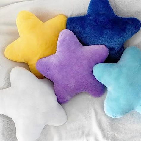 Star Pillow, Cute Room, Sewing Stuffed Animals, Cute Bedroom Decor, Pillows Flowers, Cute Pillows, Star Pillows, Cushion Pillow, Cute Room Decor