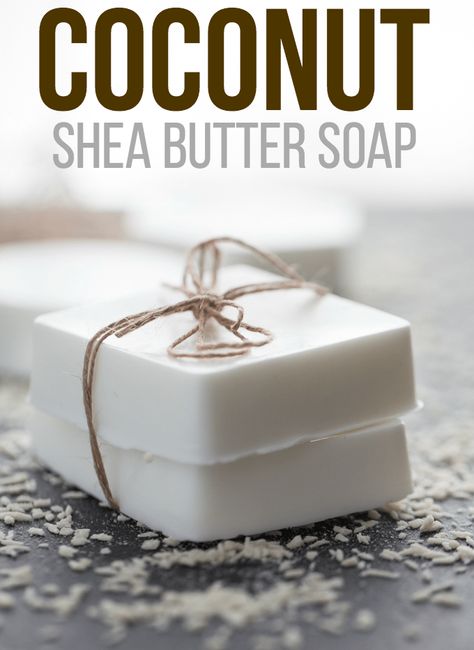 Shea Butter Soap Recipe, Savon Diy, Diy Soap Bars, Diy Soap Recipe, Săpunuri Handmade, Handmade Soap Recipes, Coconut Soap, Soap Making Recipes, Bar Of Soap