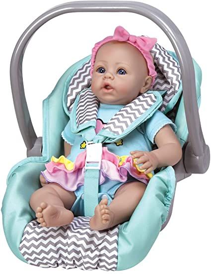 Doll Car Seat, Baby Doll Car Seat, Baby Doll Carrier, Baby Doll Nursery, Baby Doll Toys, Doll Carrier, Baby Doll Accessories, Green Mint, Baby Alive