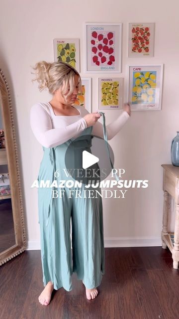 Olivia May Adkins on Instagram: "Send to a new mama 💗🫶🏼 She’ll thank ya for the inspo!😍🙌🏼 Say 78 if you want to snag one of these comfy jumpsuits! 😊✨ I’m wearing a medium in all 3! #postpartumstyle #jumpsuitstyle #founditonamazon #amazonfashionfinds   * Postpartum mom outfits * 	Stylish post-baby fashion from Amazon * 	Comfortable postpartum clothing finds * 	Chic Amazon outfits for new moms * 	Affordable postpartum wardrobe essentials * 	Amazon postpartum fashion haul * 	Fashionable post-birth attire from Amazon * 	Versatile postpartum outfits on Amazon * 	Budget-friendly mom outfits from Amazon * 	Trendy postpartum clothing options" Cute Comfy Postpartum Outfits, Going Home Outfit For Mom After Delivery Winter, Postpartum Going Home Outfit Winter, Postpartum Thanksgiving Outfit, Winter Postpartum Outfits, Fall Post Partum Outfits, Summer Postpartum Outfits, Postpartum Summer Outfits, Postpartum Outfits Summer