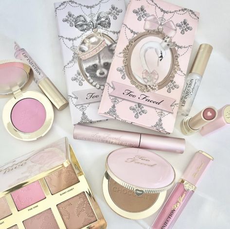 my too faced makeup Two Faced, Too Faced Packaging, Too Faced Aesthetic, Too Faced Makeup Aesthetic, Too Faced Cosmetics Aesthetic, Too Faced Gift Set, Too Faced Palletes, Too Faced Watercolor Blush, Two Faced Makeup