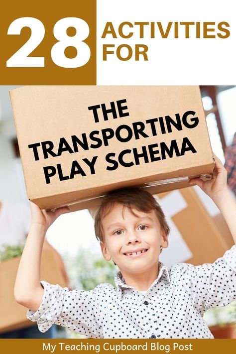 Transportation Schema Activities, Enclosing Schema Activities, Transporting Schema Activities, Schemas Early Years, Transporting Schema, Schema Activities, Schema Play, Play Schemas, Learning Invitations