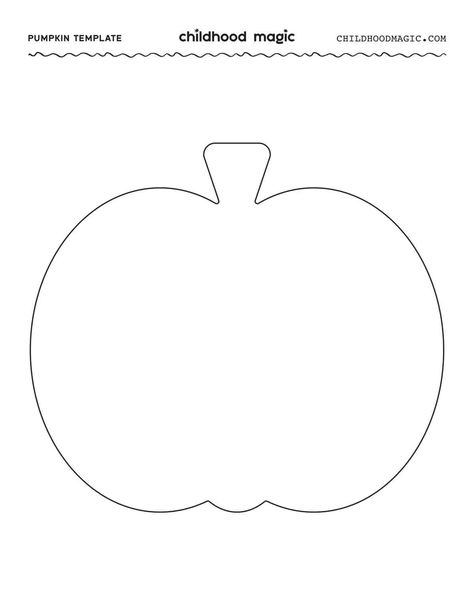 Pumpkin Outline - Childhood Magic Small Pumpkin Designs, Free Pumpkin Template, Printable Pumpkin Faces, Pumpkin Draw, Pumpkin Templates Free Printable, Printable Pumpkin Patterns, Pumpkin Templates Free, Pumpkin Template Printable, Pumpkin Face Templates