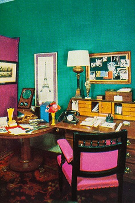 David Hicks Scrapbooks - David Hicks Home House & Garden 1954 | House & Garden English Interior Design, David Hicks, English Interior, Interior Color Schemes, Garden Features, House Garden, Mexican Style, Home House, Patterned Carpet