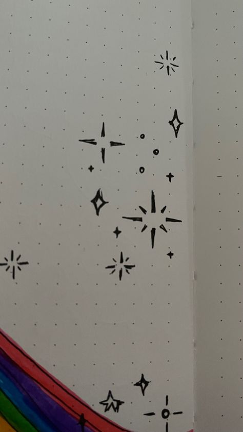 Doodles, journaling, drawings, stars, bubbles, aesthetic, cute Doodle Art Stars, Stars Drawing Doodles, Stars Aesthetic Drawing Simple, Stars Journal Ideas, Small Paper Stars, Stars Doodle Aesthetic, Star Border Design, Star Doodle, Dibujo Simple