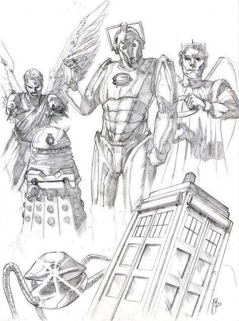 Doctor Who Fanart | doctor who by patricksigma fan art traditional art drawings movies tv ... Dr Who Art Fanart, Doctor Who Drawings Sketches, Doctor Who Drawing, Doctor Who Illustration, Doctor Who Drawings, Capaldi Doctor Who, Peter Capaldi Doctor Who, Doctor Who Wallpaper, Doctor Who Funny