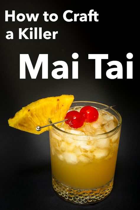 Maitai Cocktail Recipe, Maitai Cocktail, Easy Mai Tai Recipe, Men Drinks, Tiki Drinks Recipes, Mai Tai Cocktail Recipes, Central American Food, Around The World Christmas, Mai Tai Recipe