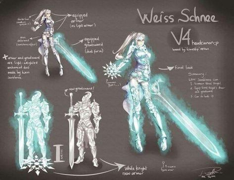 Rwby Semblance Ideas, Rwby Weiss Schnee, Rwby Weiss, Rwby Oc, Rwby Volume, Rwby Blake, Monster Under The Bed, Rwby Ships, Rwby Characters