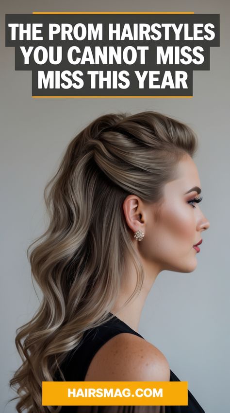 Looking for the perfect prom hairstyle? These trending prom hairstyles will make you stand out on your big night. Whether you prefer elegant updos, soft curls, or stylish braids, find the best look here. Save this for inspiration. #PromHairstyles #PromHair #HairstyleTrends Prom Ponytail Hairstyles, Best Prom Hairstyles, Stylish Braids, Prom Pony Tail, Prom Hairstyle, Elegant Updos, Big Night, Elegant Updo, Soft Curls