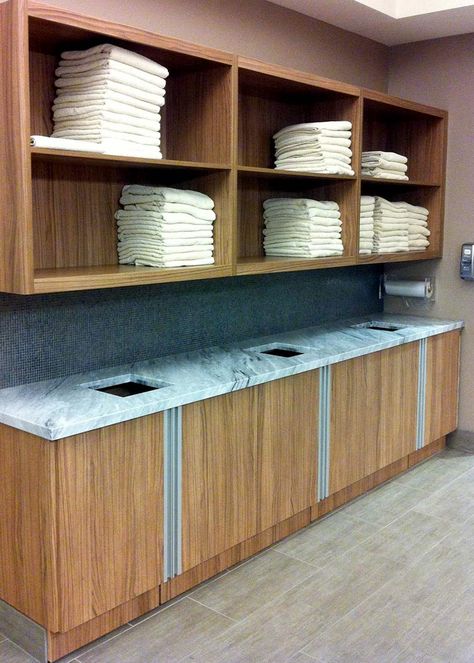 Medical Facility | Towel Drop & Storage Gym Towel Station, Yoga Cafe, Staff Accommodation, Equinox Gym, Laundry Station, Fitness Center Design, Spin Studio, Medical Facility, Rowing Club