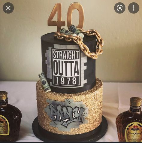 Hip Hop Theme Party Ideas, Hip Hop Birthday Cake, 60th Birthday Ideas For Dad, 40th Birthday Party Themes, Hip Hop Birthday Party, Boy 16th Birthday, 40th Bday Ideas, 30th Birthday Themes, Hip Hop Birthday