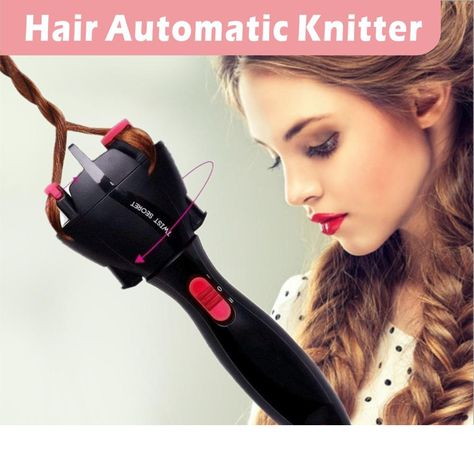 Electric Hair Styling Tool Hair Braider - https://gift2heart.com/?p=74290&utm_source=SocialAutoPoster&utm_medium=Social&utm_campaign=Pinterest product - Ali - Gift 2 Heart - #4.CareGift #4.2.BeautyCare #4.2.01.HairBeauty - #≤10Days #★★★★Up #FreeShipping #Hair Braid Tool, Hair Braiding Tool, Best Hair Straightener, Hair Styling Tool, Hair Braider, Twist Braid, Two Strand Twist, Strand Braid, Magic Hair