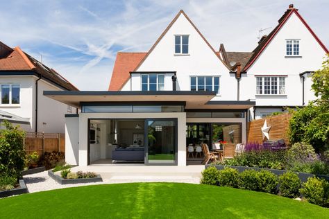 Broadgates Road - Granit Extension Roof, Conservatory Room, House Render, 1930s House Renovation, Victorian House Renovation, Extension Veranda, Dining Extension, Flat Roof Extension, House Extension Plans