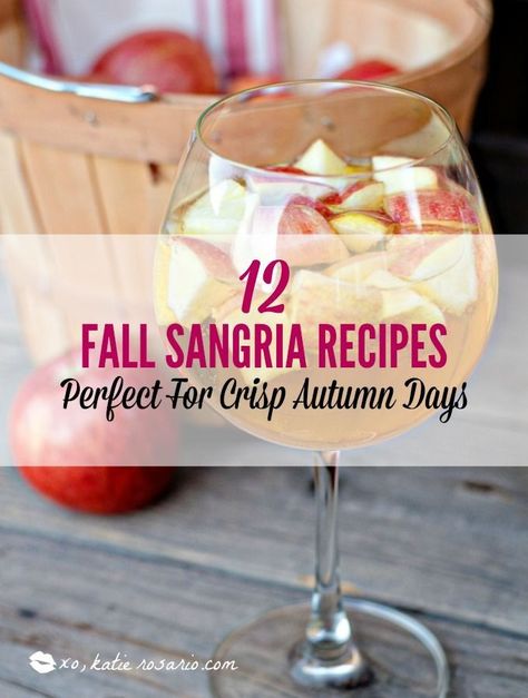 Fall Sangria Recipes White, Blood Orange Sangria, Thanksgiving Sangria, Orange Sangria, Fall Sangria Recipes, Caramel Apple Sangria, White Sangria Recipe, Easy Sangria Recipes, Christmas Sangria