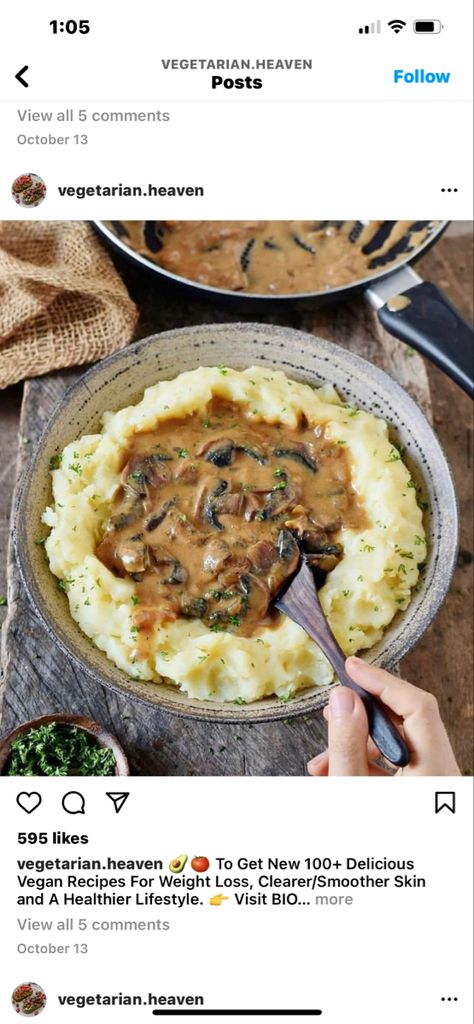 Vegan Mushroom Stroganoff, Mash Potatoes, Mushroom Stroganoff, Leftover Mashed Potatoes, Shepherds Pie, Delicious Vegan Recipes, Save Food, Plant Based Recipes, Mashed Potatoes