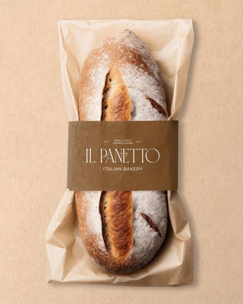 Pane e Dolci, Cuore e Anima Brand Identity Design for Il Panetto, an Italian bakery. #dbilpanetto #designersbrief 🤍 At Designs by Gabi, we create bespoke, delightful, memorable visual identity designs that truly represent your business values and connect with high-end customers. If you're ready to LEVEL UP inquiry from the link in bio! Let's create a brand identity you'll be proud of! . . . #bakery #pastry #italianstyle #bakerylove #bakerylogo #restaurant #pastrylovers #bakerybranding... Baguette, Italian Bakery Shop, Bread Bakery Design, Bread Package Design, Bakery Branding Design Inspiration, Bakery Visual Identity, Bakery Brand Design, Bread Branding, Bakery Identity