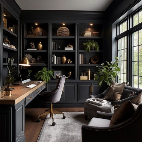 Best Moody Paint Colors of 2024 Masculine Office Colors Colour Palettes, White Office Colors, Best Dark Room Paint Colors, Benjamin Moore Rustic Paint Colors, Nypd Paint Color, Essex Benjamin Moore, Studio Mcgee Dark Paint Colors, Phantom Mist Paint Color, Moody Gray Green Paint Colors