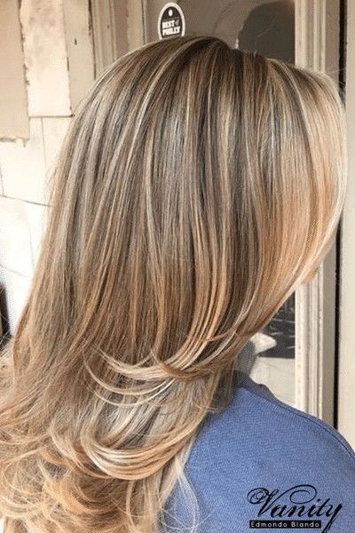 Partial Foil On Light Brown Hair, 6n With Highlights, Layered Blonde Highlighted Hair, Brown Hair With Half Head Highlights, Growing Out Highlights, Brown Hair With Balayage Highlights, T Section Highlights Hair, Light Brown Hair With Babylights, Highlited Hair