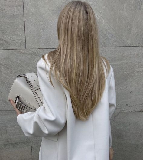 Blonde Hair, Hair, Black, A Woman, Blonde, Wall, White