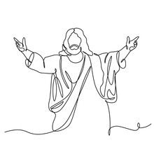 Jesus Christ outline illustration | Public domain vectors Interfaith Relationship, Outline Pictures, Lds Seminary, Christian Drawings, Line Art Images, Spiritual Paintings, Images Of Christ, Birthday Wishes For Friend, Mandala Design Pattern