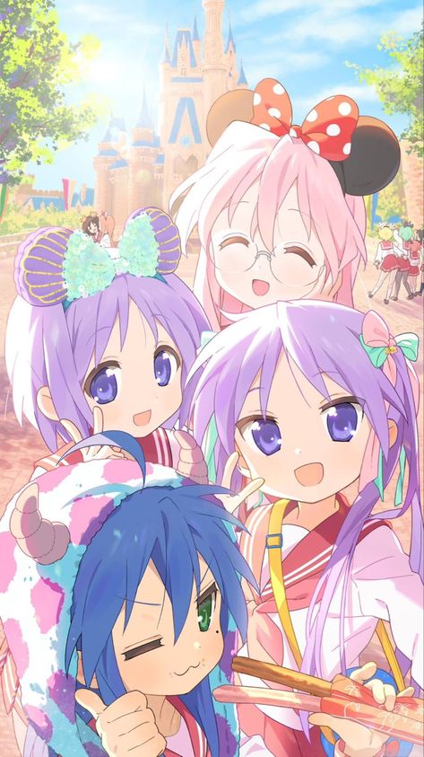 lucky star Lucy Star, Sailor Fuku, Moe Anime, Do Cute, Hello Kitty Iphone Wallpaper, Star Wallpaper, Lucky Star, Cute Wallpaper Backgrounds, Cute Wallpapers