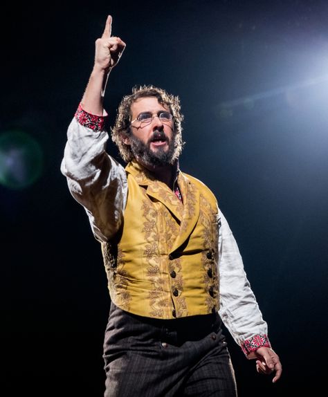 Josh Groban as Pierre in in Natasha, Pierre and the Great Comet of 1812 at the Imperial Theatre. 18th Century Theatre, Natasha Pierre And The Comet Of 1812, Les Miserables Enjolras Joseph Quinn, Pierre Great Comet, Natasha Pierre And The Great Comet Of 1812, Hadestown Off Broadway, Josh Groban Broadway, Great Comet Of 1812, Ella Enchanted