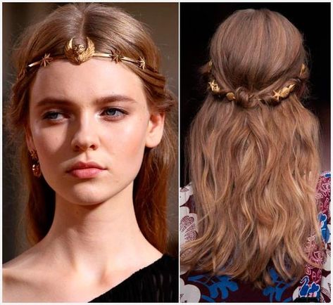 Recogidos Cabello largo Griegos Juvenil Greek Hair, Braided Updo, Halle, Cute Hairstyles, Hair Inspo, Bridal Hair, Beautiful Hair, Headpiece, Wedding Hairstyles