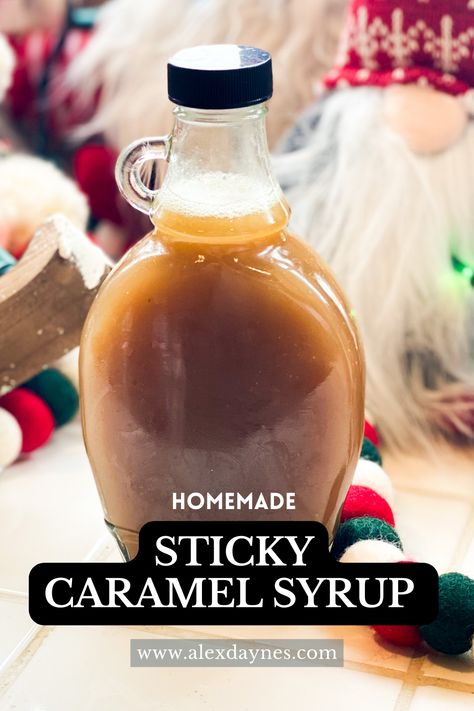 A good syrup recipe can make pancakes, crepes, and French toast taste even better. This homemade sticky caramel syrup does just that! Plus, it comes together in a matter of minutes on the stovetop, and it keeps for up to two weeks in the fridge. It’s the perfect way to make breakfast special! Make it with me! Syrup Recipes For Pancakes, Diy Syrup Pancakes, Homemade Syrup For Pancakes, Making Syrup For Pancakes, Best Pancake Syrup, Caramel Pancake Syrup, Carmel Syrup For Pancakes, Flavored Pancake Syrup, How To Make Syrup