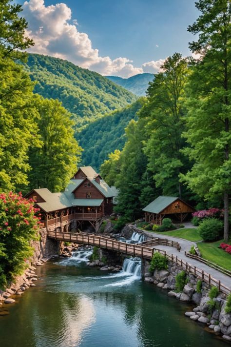 &#8220;Romantic Getaways in Pigeon Forge, TN: Unforgettable Experiences 🌹&#8221; Gaitlandburg Tennessee, Romantic Activities, Pigeon Forge Tennessee, Usa Roadtrip, Secluded Cabin, Pigeon Forge Tn, Romantic Things To Do, Cades Cove, Getaway Cabins