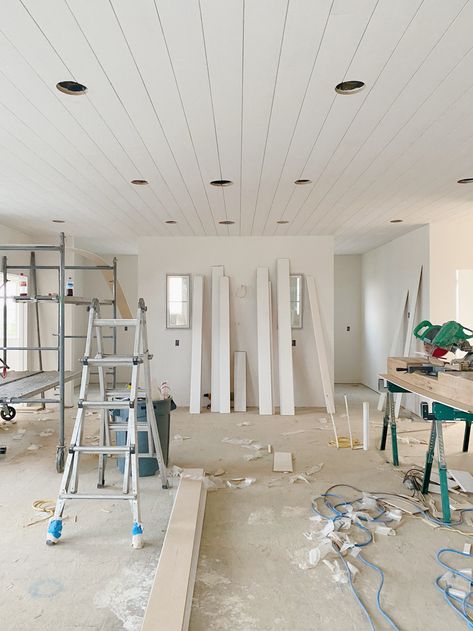 Preview | Kitchen Shiplap Kitchen Shiplap Ceiling, Shiplap Flat Ceiling, Shiplap Ceiling Living Room, Shiplap Kitchen Ceiling, Shiplap Ceiling Kitchen, Shiplap On Ceiling, Kitchen Shiplap, Plank Ceilings, Land House