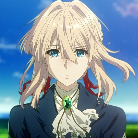 Violet Evergarden, An Anime, Anime Character, Blue Eyes, Violet, Blonde, Hair, Anime, Blue