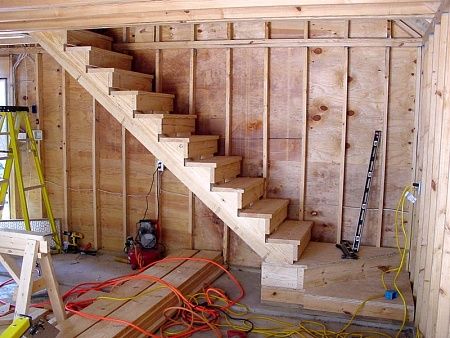 Winder Stairs, Garage Stairs, Attic Staircase, Attic Renovation Ideas, Garage Floor Paint, Building Stairs, Escalier Design, Loft Stairs, Garage Remodel