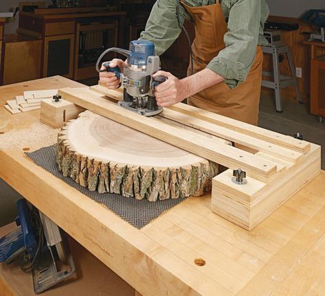 Rough Cut Lumber, Router Sled, Diy Router, Using A Router, Wood Shop Projects, Free Woodworking Plans, Wood Router, Router Woodworking, Woodworking Projects That Sell