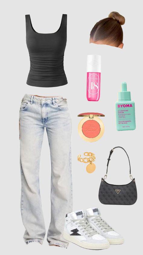 #ootd #fyp #natural #clean girl #❤️ Cute Clean Girl Outfits, Clean Girl Looks, Lila Core, Clean Girl Outfits Summer, Basic White Girl Outfit, Clean Girl Look, White Girl Outfits, Characters Inspiration, Easy Outfits