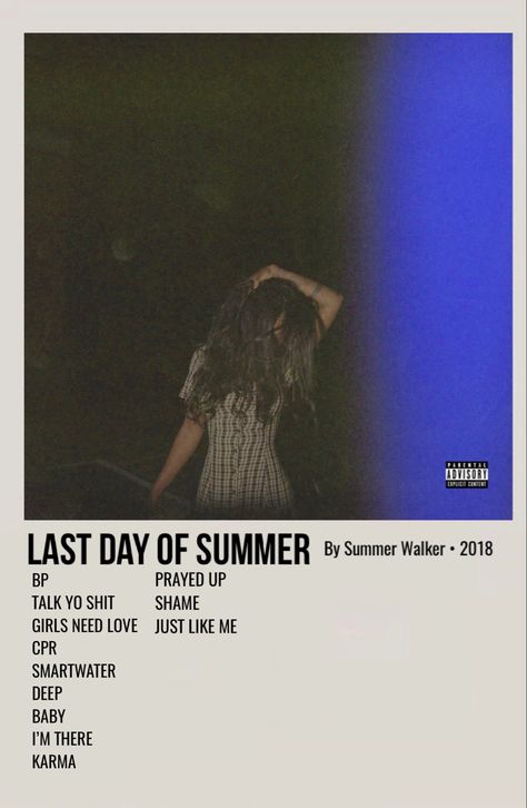 minimal album polaroid poster for last day of summer by summer walker Rap Album Covers, Music Cover Photos, Minimalist Music, Summer Walker, Music Poster Ideas, Vintage Music Posters, Cool Album Covers, Music Album Art, Rap Albums