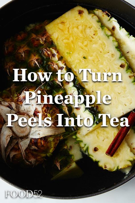 Pineapple Iced Tea Recipe, Pineapple Detox, Pineapple Tea, Ginger Tea Recipe, Skin Tea, Ginger Drink, Pineapple Drinks, Fermentation Recipes, Pineapple Recipes