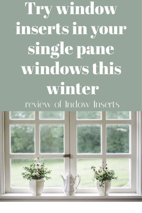 Do you live in an old home with single pane windows?  I do, but I couldn't stand to replace them so I tried window inserts.  Read my independent review of Indow Window Inserts. Single Pane Window Ideas, New Windows On Old House, 1920 Craftsman Bungalow, Single Pane Window, Window Condensation, Windowsill Ideas, Single Pane Windows, Window Draft, Window Restoration