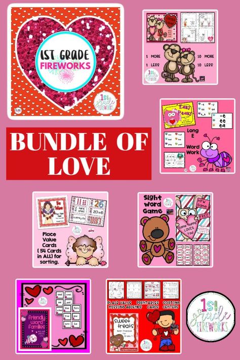 Office Therapy, Place Value Cards, Kindness Counts, Valentine Classroom, Some Bunny Loves You, Math Strategies, Sight Word Games, Thematic Units, First Grade Classroom