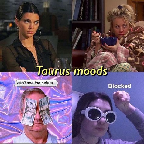 alessia ♡︎ sur Instagram : what's your mood today?💀 follow @taurusfhul for more taurus memes!♉️ credits: @asttrollogy Taurus Mood, Taurus Things, Taurus Wallpaper, Taurus Zodiac Quotes, Taurus Energy, Taurus Memes, Taurus Traits, Taurus Zodiac Facts, Taurus Quotes